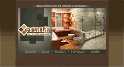 Desktop Screenshot of gallerytileandstonedesign.com